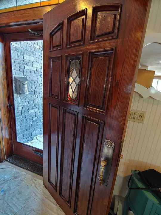 Front Door Exterior Painting Makeover by Precision Painting Plus - Photo 6