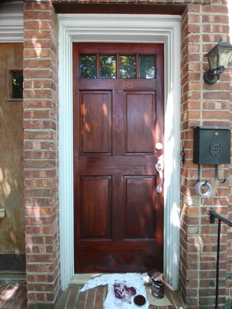 Front Door Exterior Painting Makeover by Precision Painting Plus - Photo 3
