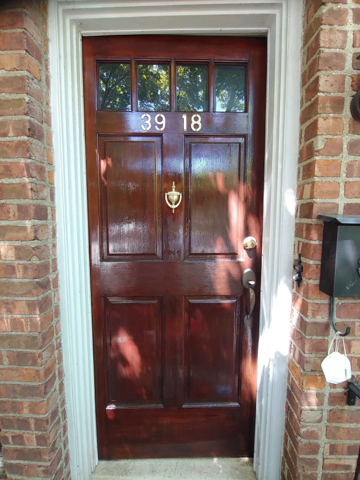 Front Door Exterior Painting Makeover by Precision Painting Plus - Photo 4