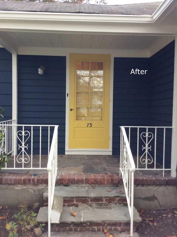 Front Door Exterior Painting Makeover by Precision Painting Plus - Photo 14