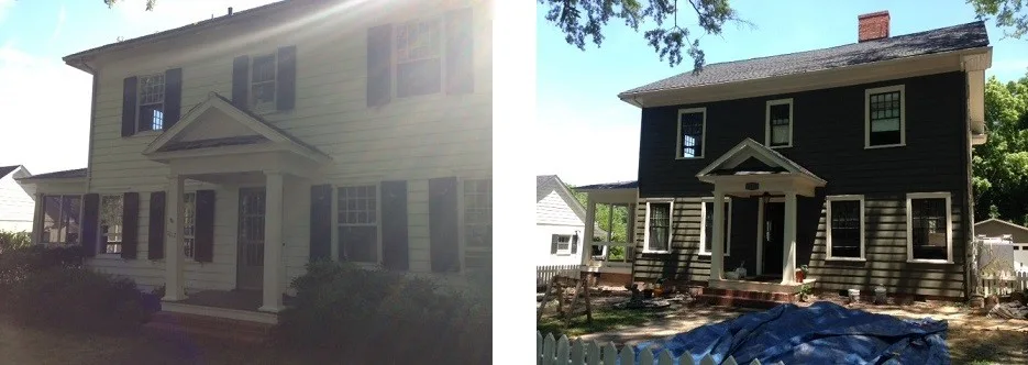 Outdoor Projects - Comparison Images by CERTAPRO PAINTERS - Greensboro - Photo 2