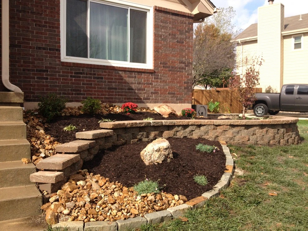 New landscape & retaining wall by Garden Gate Lawn & Landscape, LLC - Photo 5