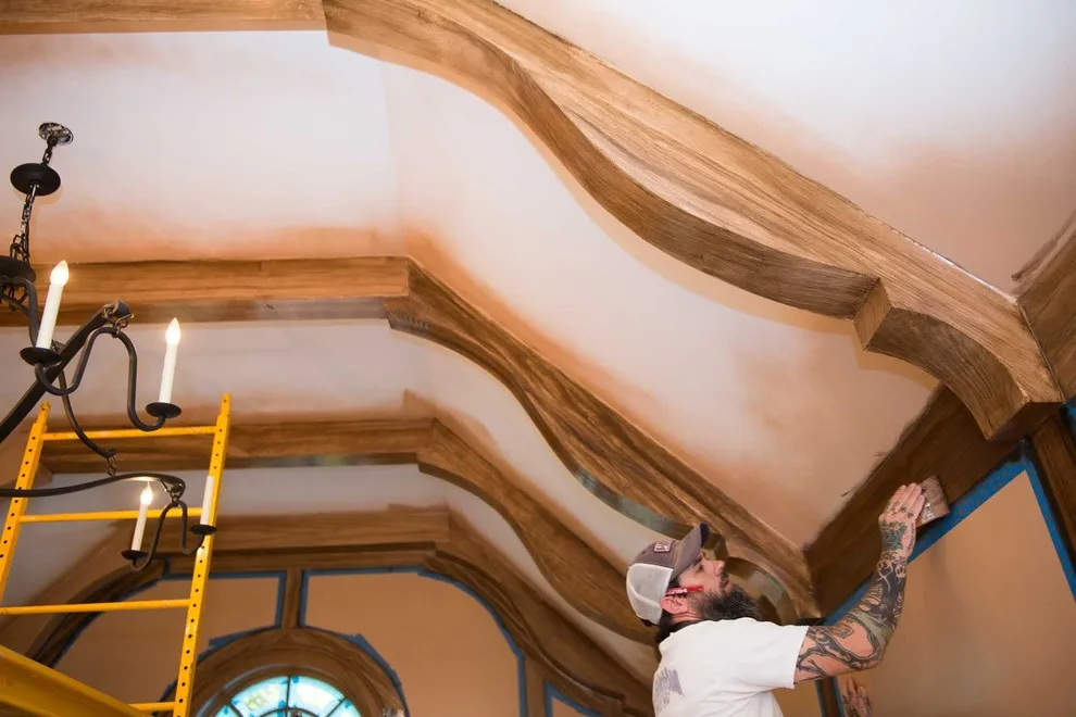 Painted Faux Bois Room by H.J. Holtz And Son, Inc. - Photo 8