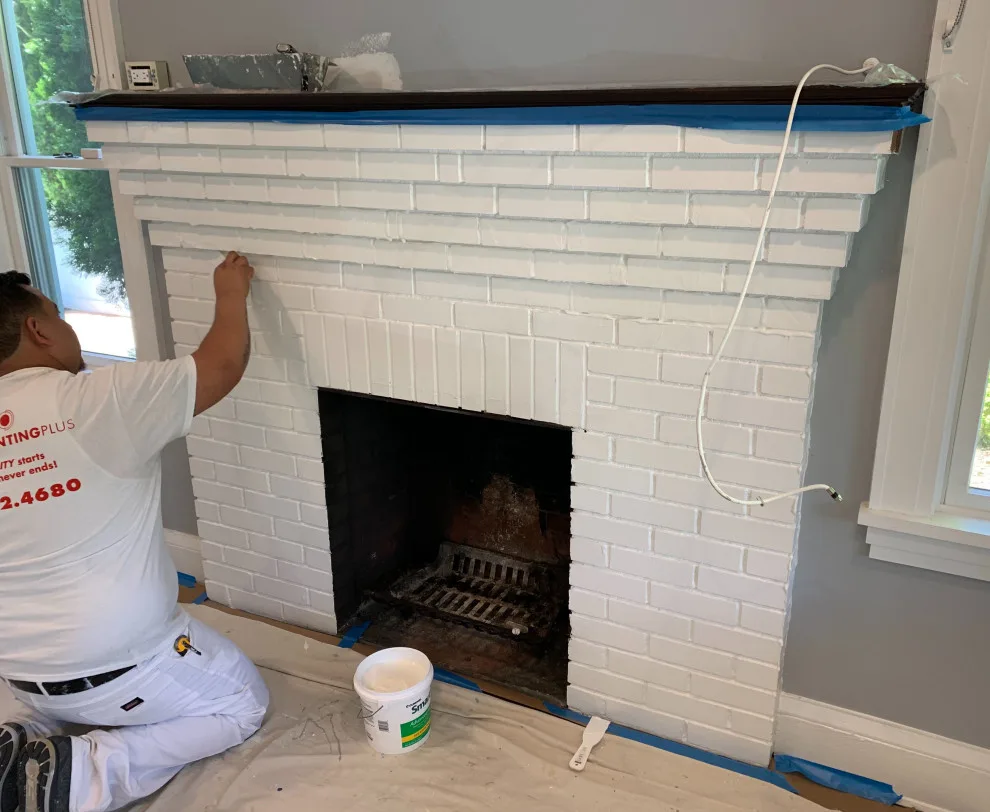 Fireplace Makeover by Precision Painting Plus - Photo 7