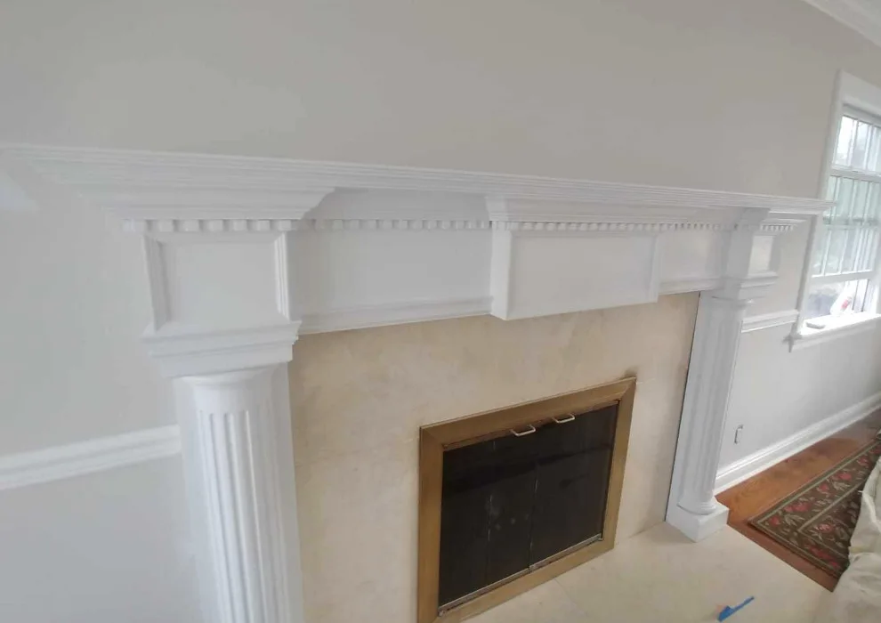Fireplace Makeover by Precision Painting Plus - Photo 2