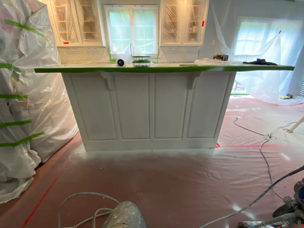 Cabinet makeover in a stunning hue by Gölsmith Painting Company - Photo 10