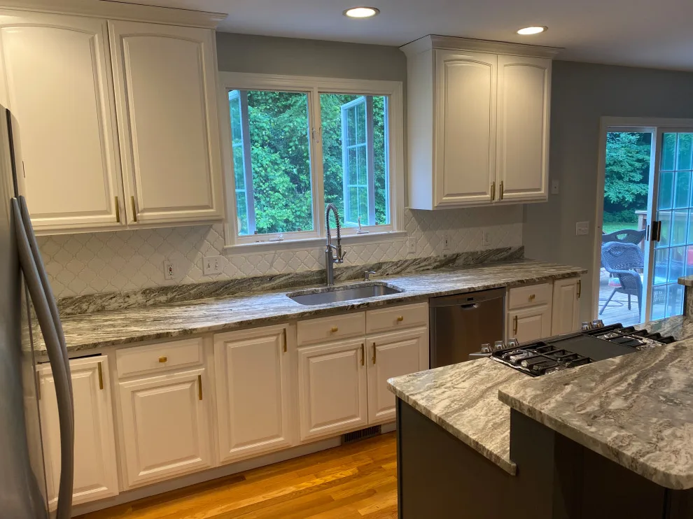 Cabinet makeover in a stunning hue by Gölsmith Painting Company - Photo 5