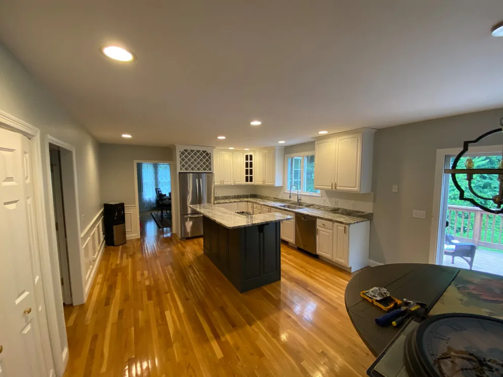 Cabinet makeover in a stunning hue by Gölsmith Painting Company - Photo 9