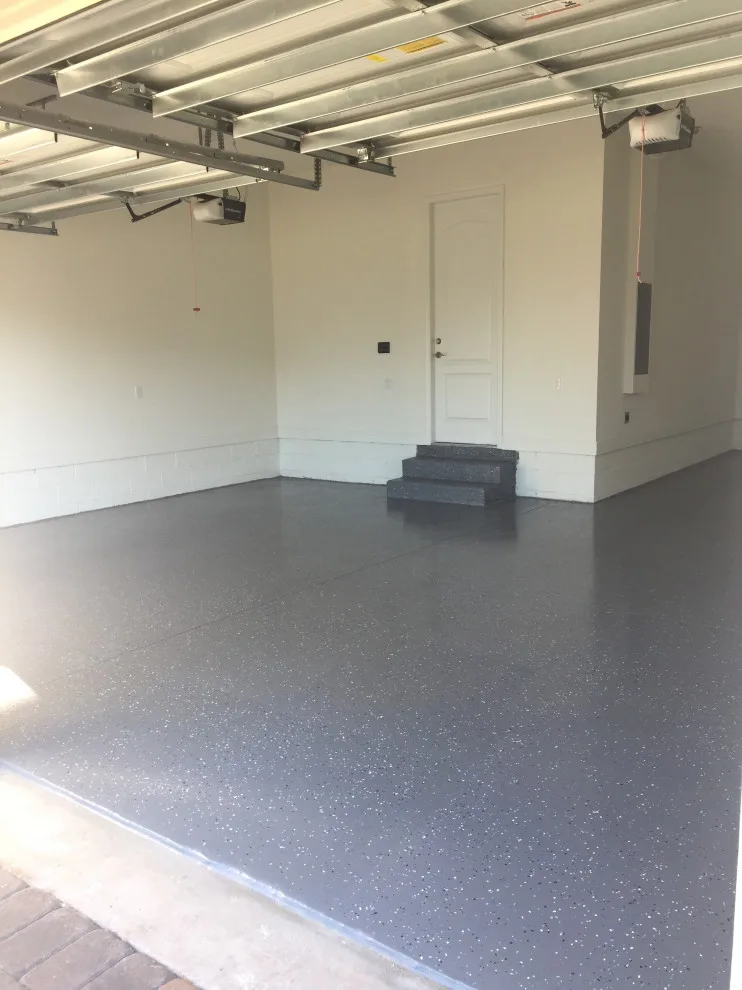 Epoxy-coated garage flooring by Wow 1 Day Painting - Photo 3