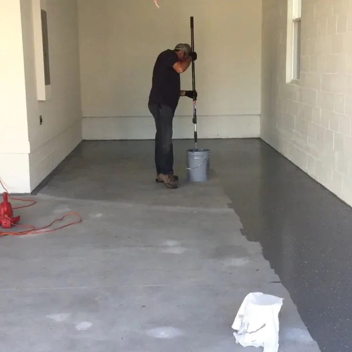 Epoxy-coated garage flooring by Wow 1 Day Painting - Photo 2