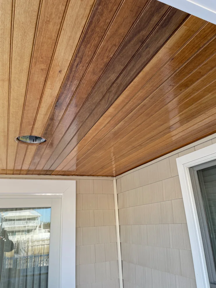 Soffit cleaning and staining by BH Painting LLC - Photo 7