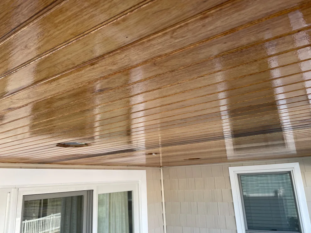 Soffit cleaning and staining by BH Painting LLC - Photo 9