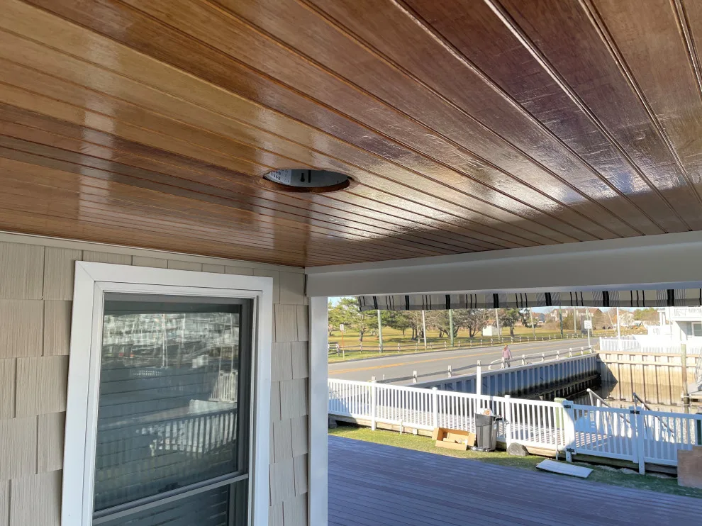Soffit cleaning and staining by BH Painting LLC - Photo 3