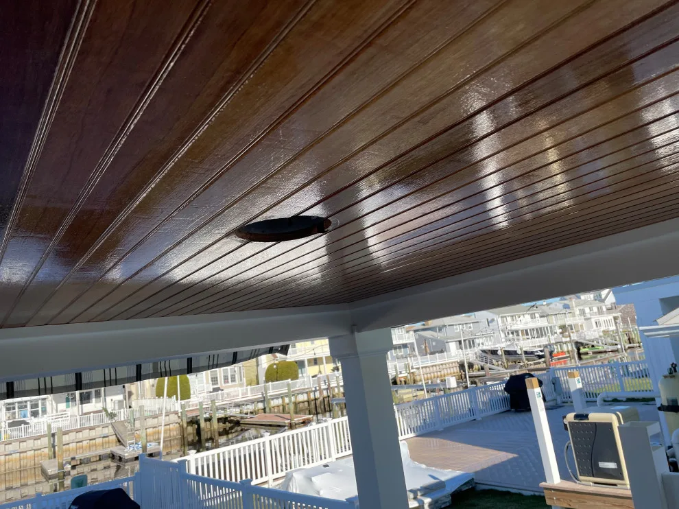 Soffit cleaning and staining by BH Painting LLC - Photo 2