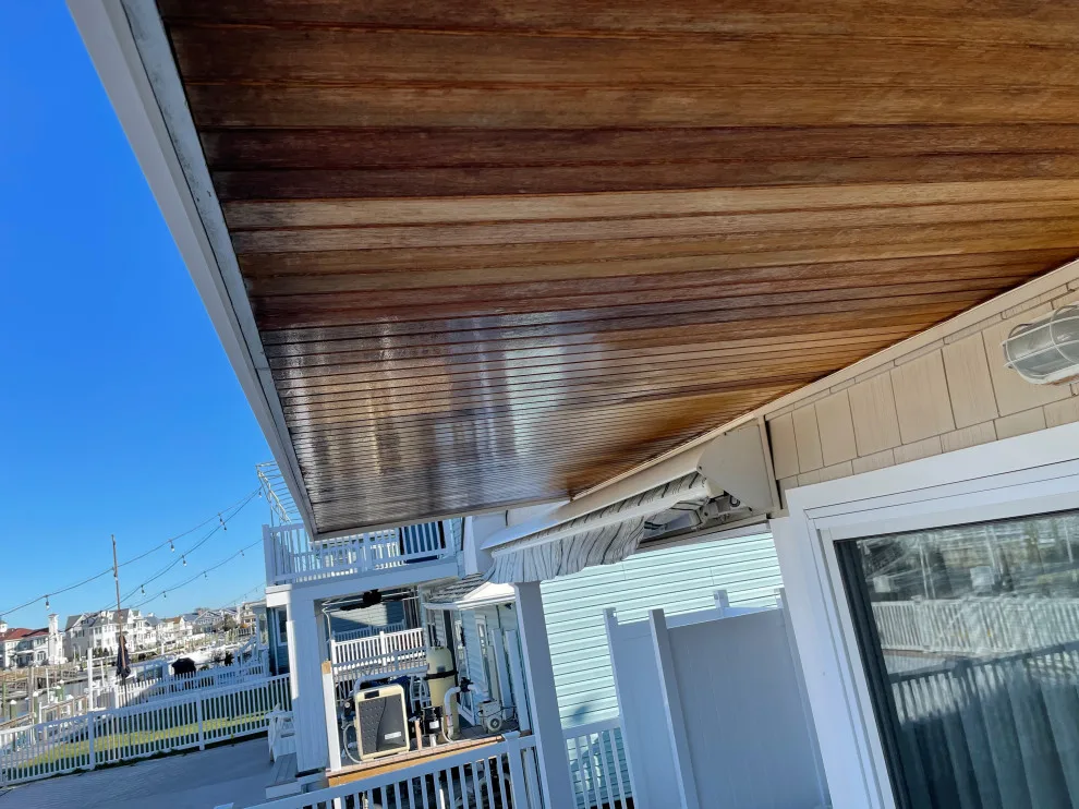 Soffit cleaning and staining by BH Painting LLC - Photo 4