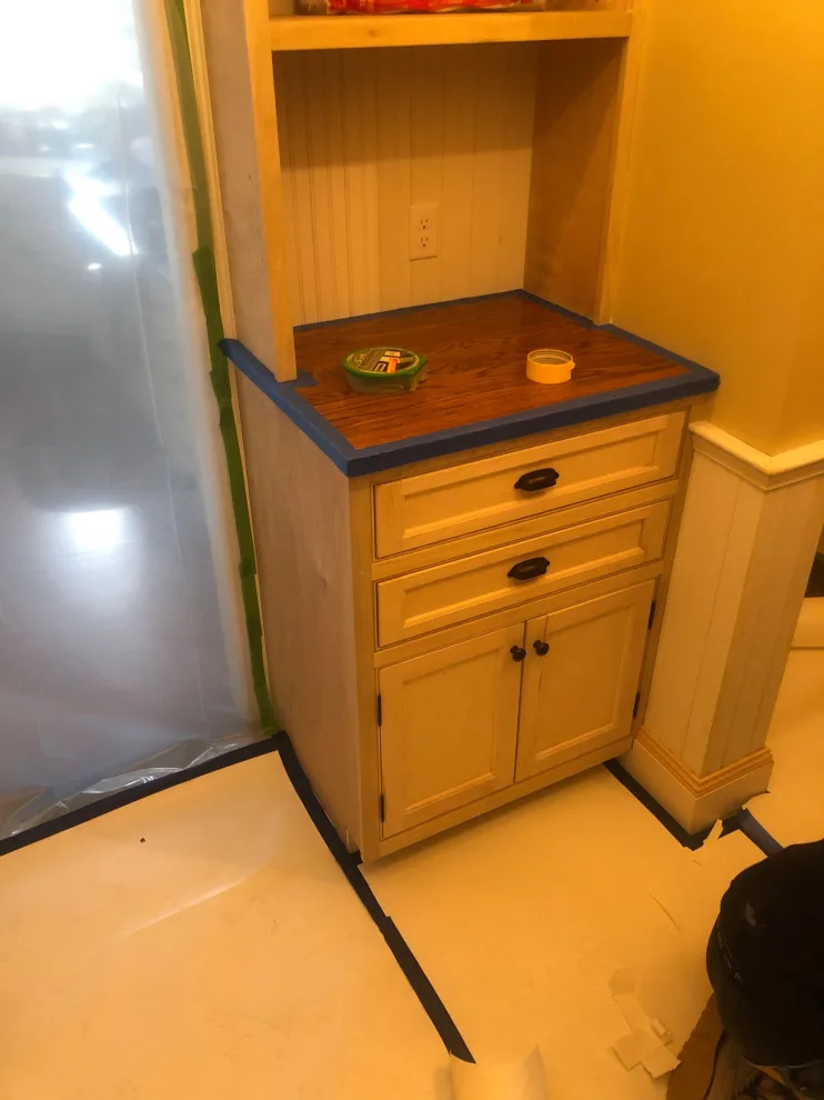 Cabinet restoration by Gölsmith Painting Company - Photo 6