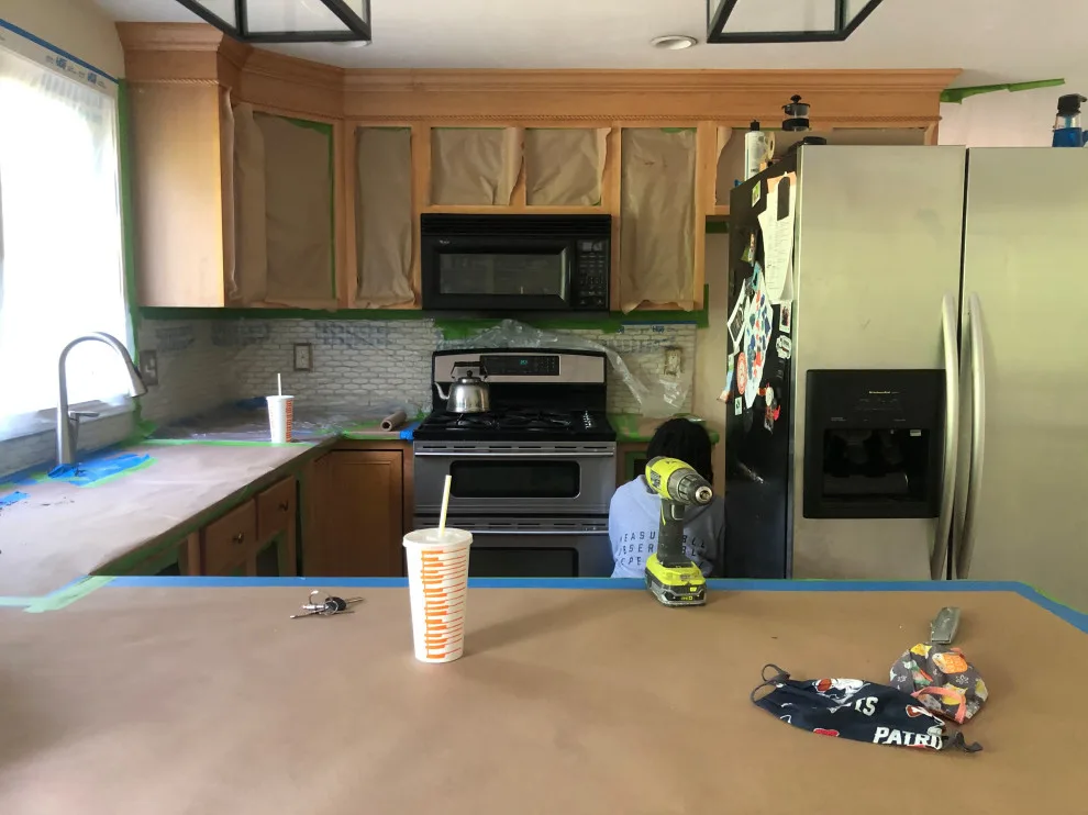 Cabinet restoration by Gölsmith Painting Company - Photo 15
