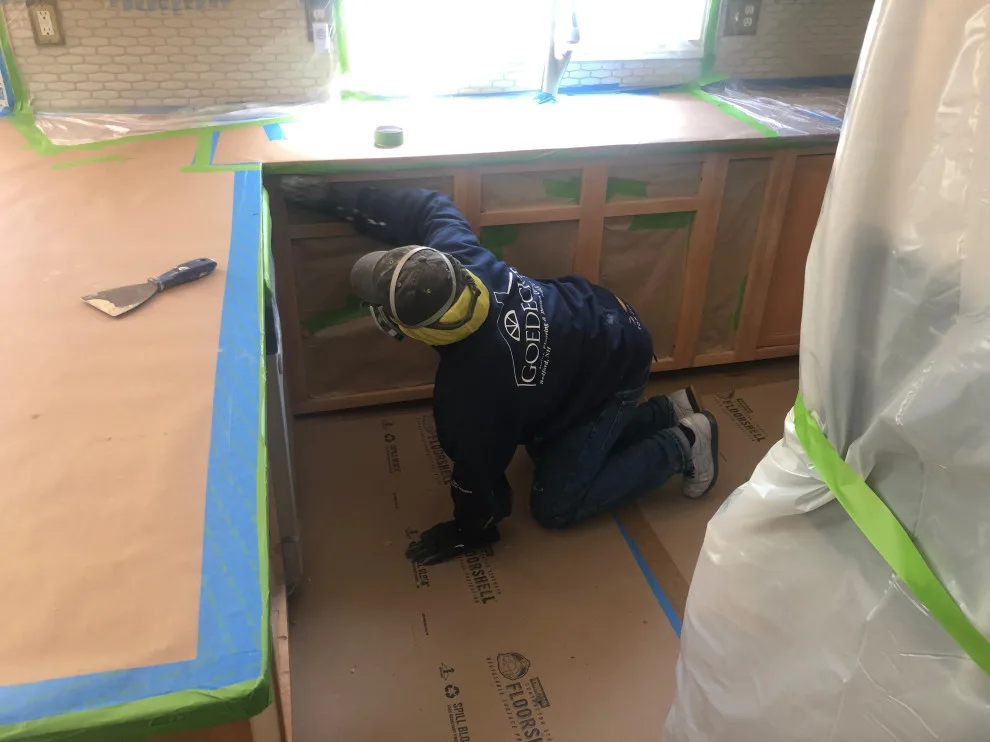 Cabinet restoration by Gölsmith Painting Company - Photo 3