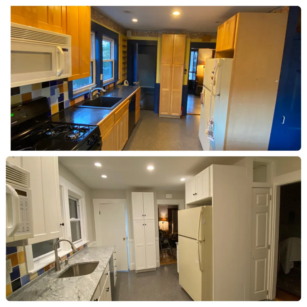 Cabinet restoration and new countertops by Powell Painting And Home Services - Photo 13