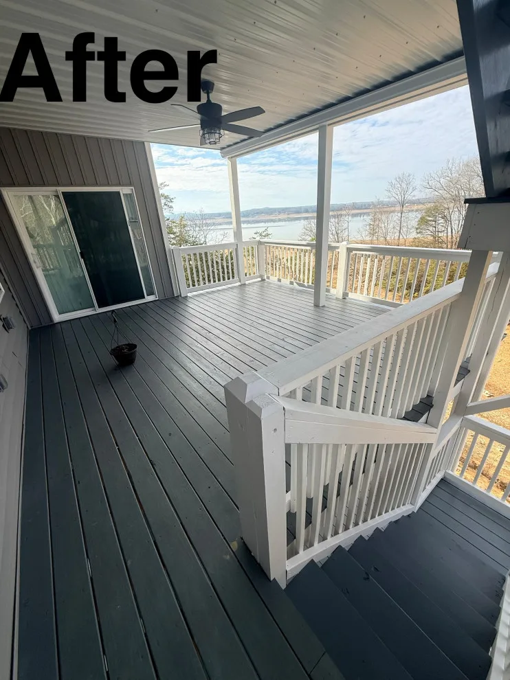 Deck Staining Project We Finished by Whaleys Painting And More - Photo 5