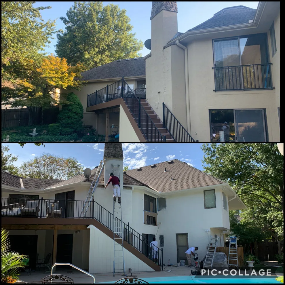 Exterior repaint - Arcade white, Sherwin Williams Emerald finish by Arnoldy Painting - Photo 4