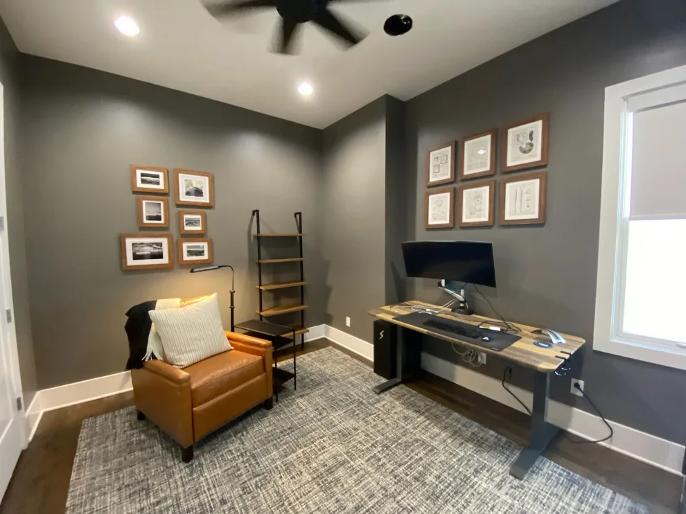 Timber Feature Wall & Study/Workspace by Precision Painting - Photo 2