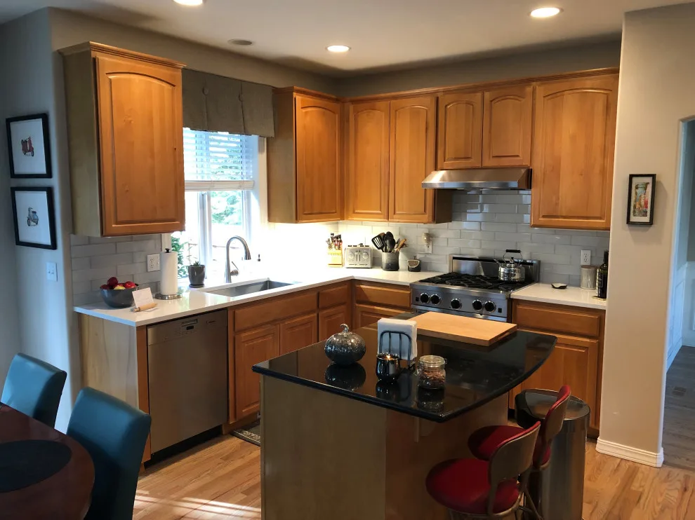 Cabinet Refinishing in the Kitchen by Grit City Painters - Photo 6