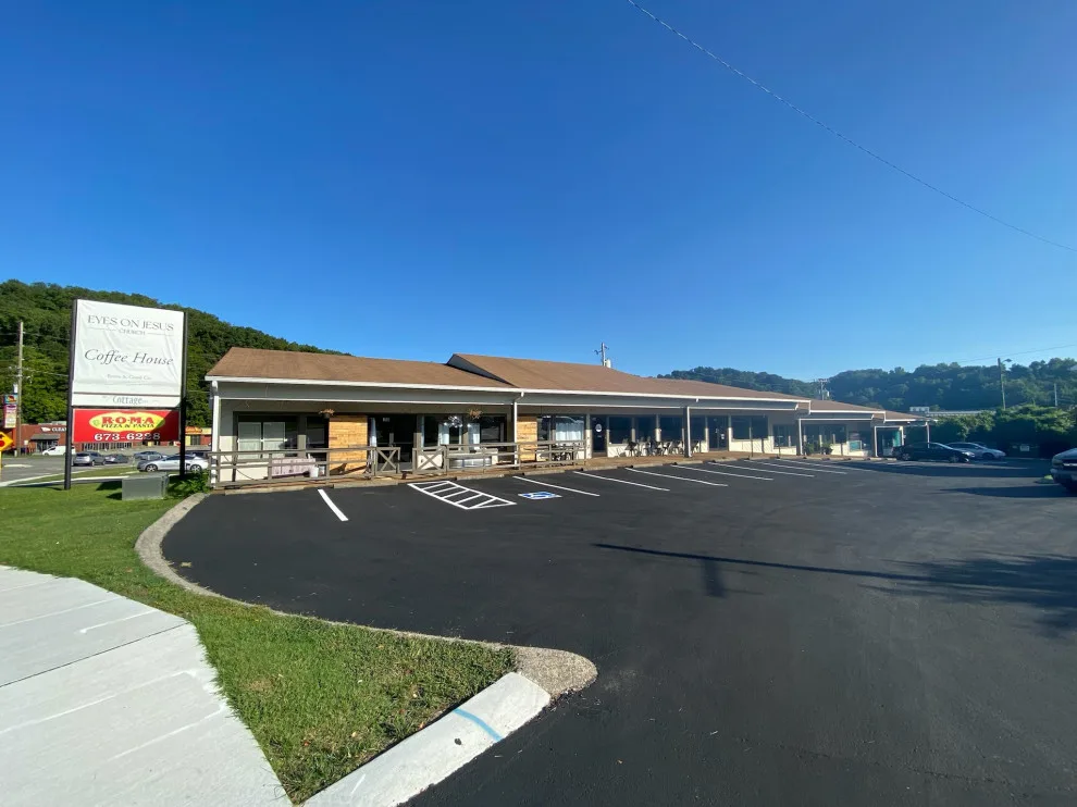 Pavement sealing and marking for parking lots by Precision Painting - Photo 2