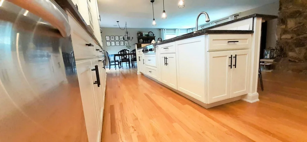Elegant Dover White Kitchen by J's Painting & Flooring - Photo 3