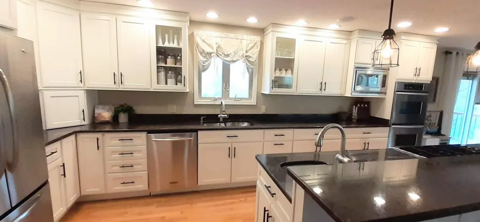 Elegant Dover White Kitchen by J's Painting & Flooring - Photo 5