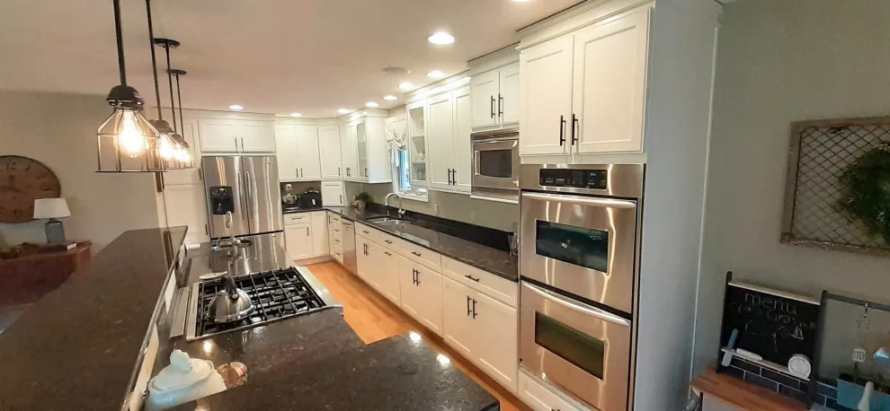 Elegant Dover White Kitchen by J's Painting & Flooring - Photo 4