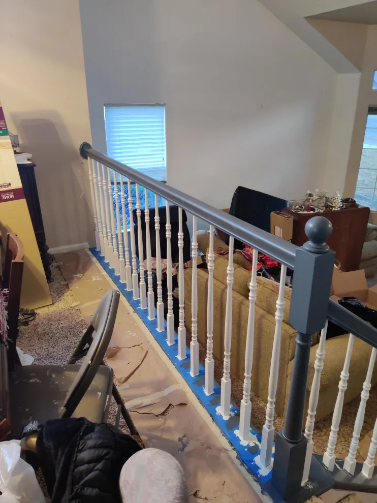 Newly Coated Stair Rails by Antonio's Painting Services - Photo 6