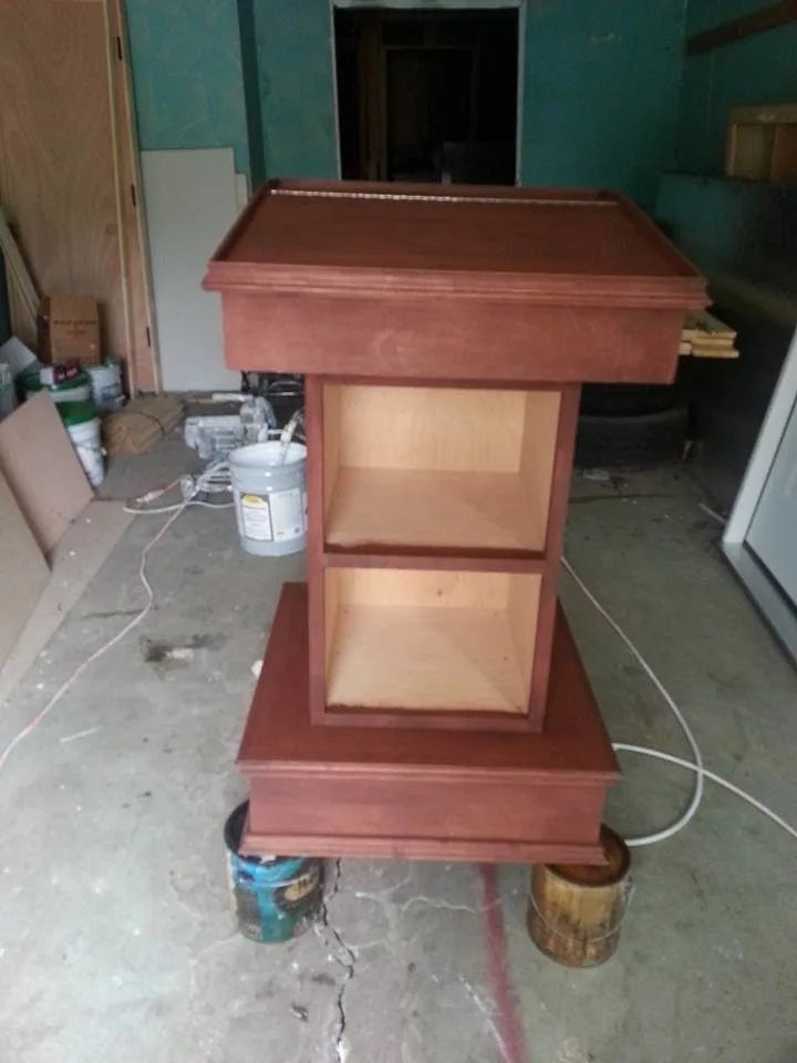 Pulpit Finish and Sanding by J.R Custom Finishes - Photo 2