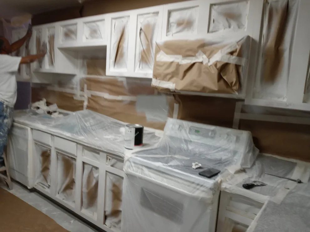 cabinet repainting by Danny's Family Painting - Photo 5