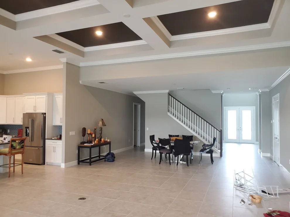 Crown Molding Installation and Complete Interior Repainting by Flawless Finish Inc. - Photo 4