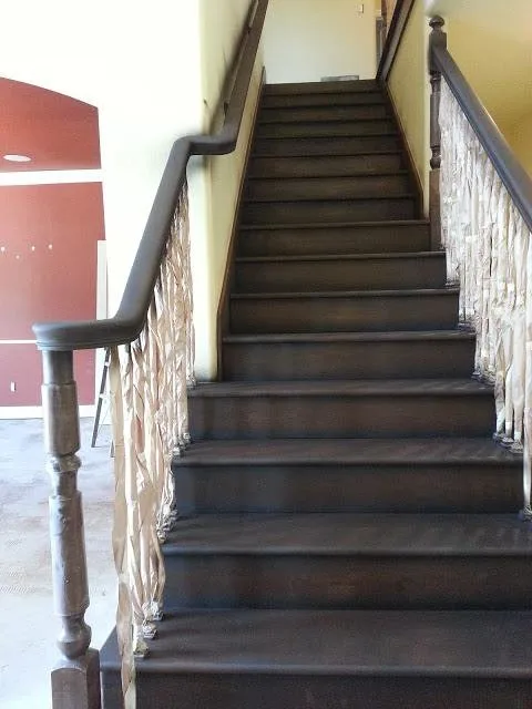 Dual Hue Staircase by J.R Custom Finishes - Photo 5