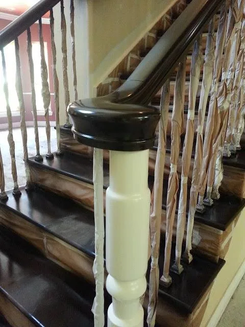 Dual Hue Staircase by J.R Custom Finishes - Photo 4