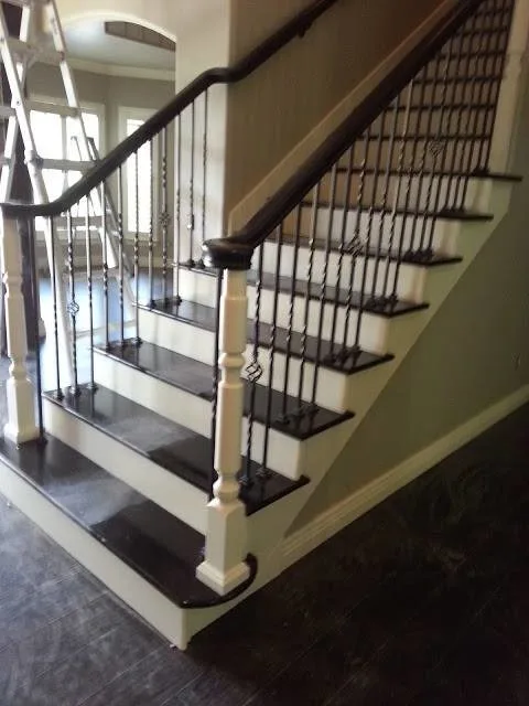 Dual Hue Staircase by J.R Custom Finishes - Photo 16