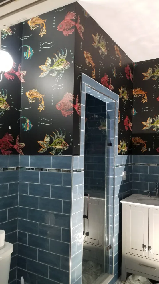 Bathroom Wall Covering 3 by Sommers Painting & Wallpapering LLC - Photo 4