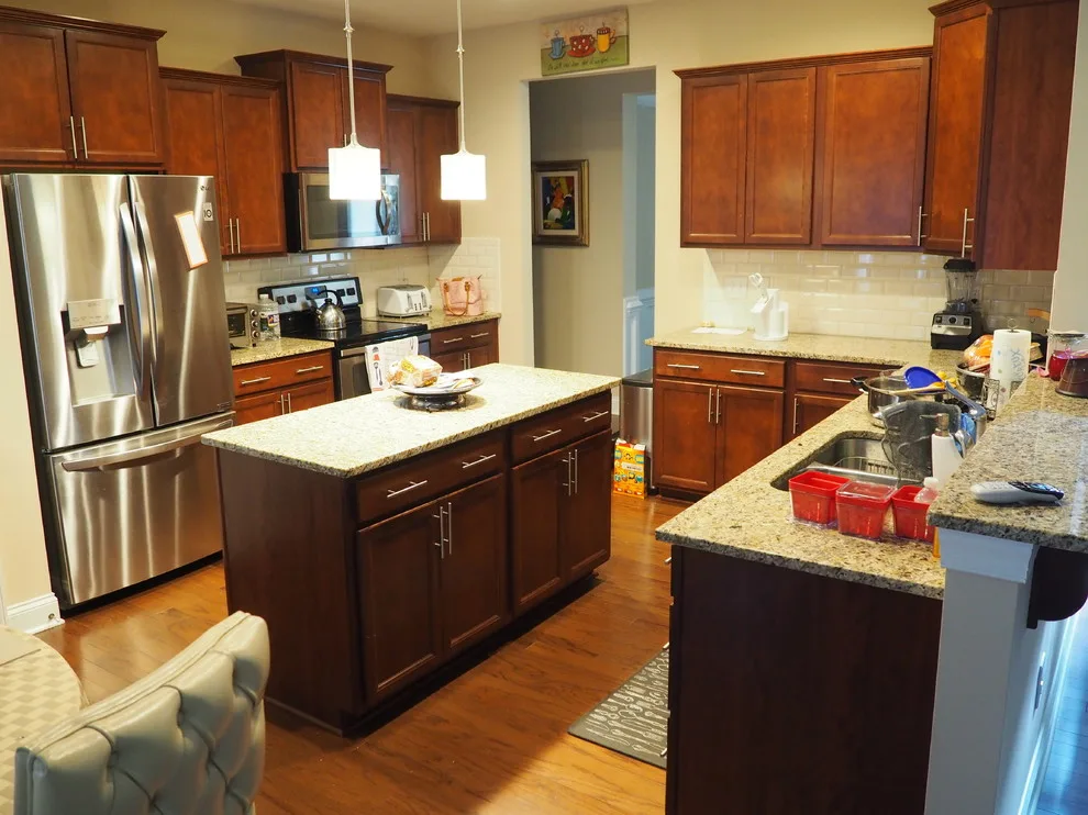 Pure White Painted Cherry Cabinets by Wallscapers Kitchen & Bath Innovations - Photo 3