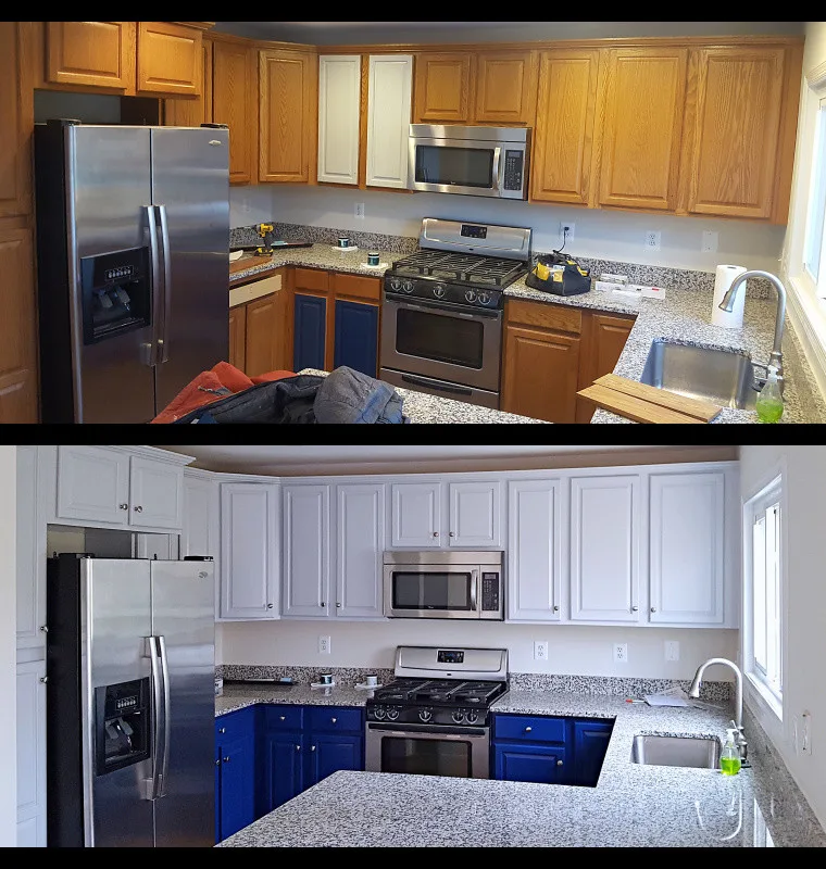 Alexandria Virginia Four by Cabinet Painting & Refacing By Kitchen Update - Photo 3