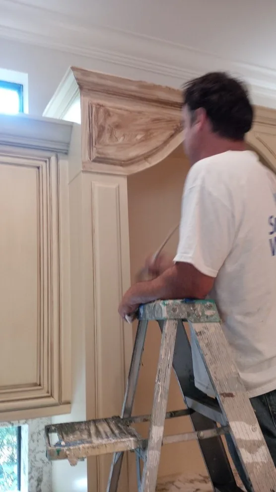 Revamping Vintage Kitchen Cabinets by Fresh Coat Painting Of Jupiter - Photo 8