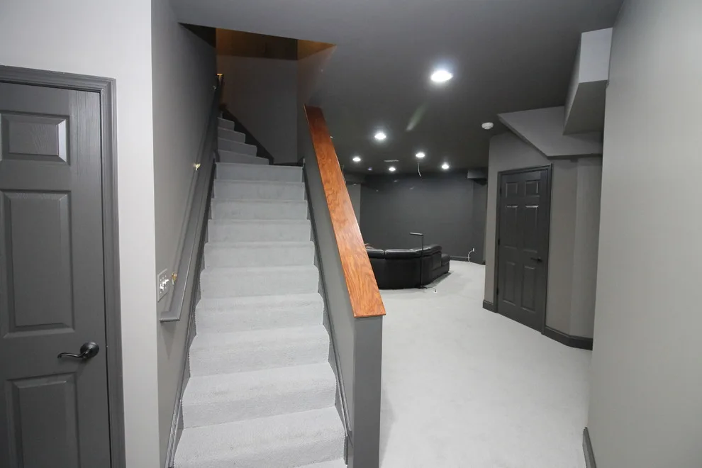 Modern Basement Cinema and Recreation Space by Parviz Painting MD LLC - Photo 10