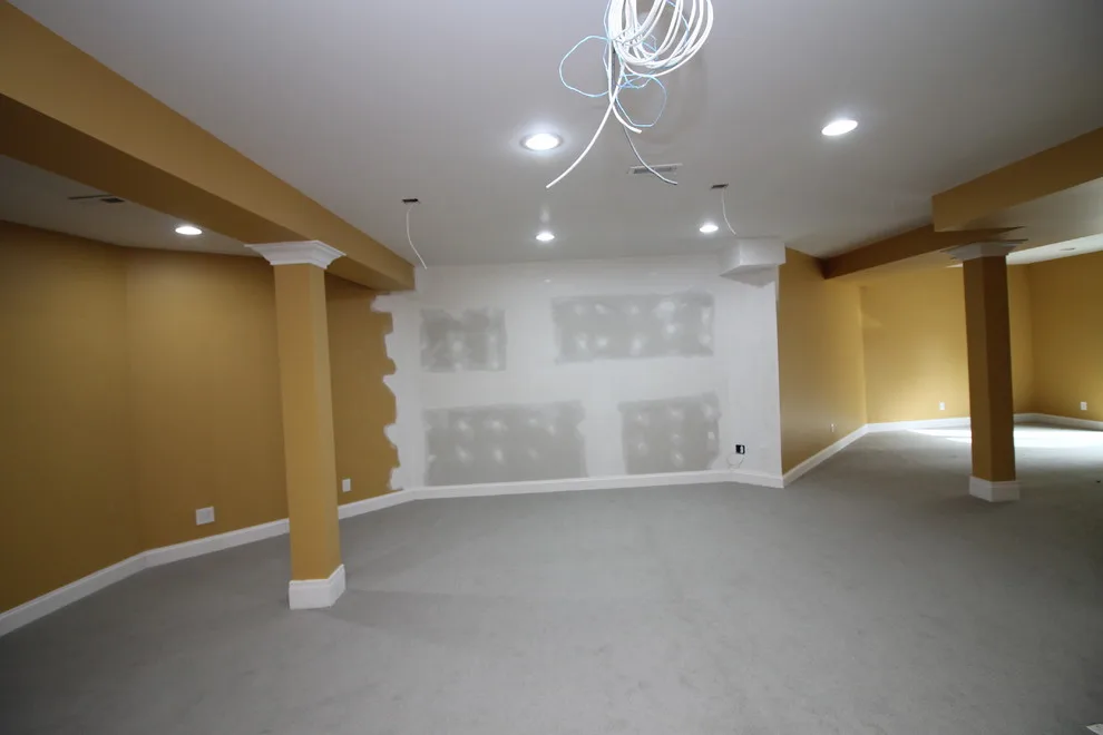Modern Basement Cinema and Recreation Space by Parviz Painting MD LLC - Photo 3