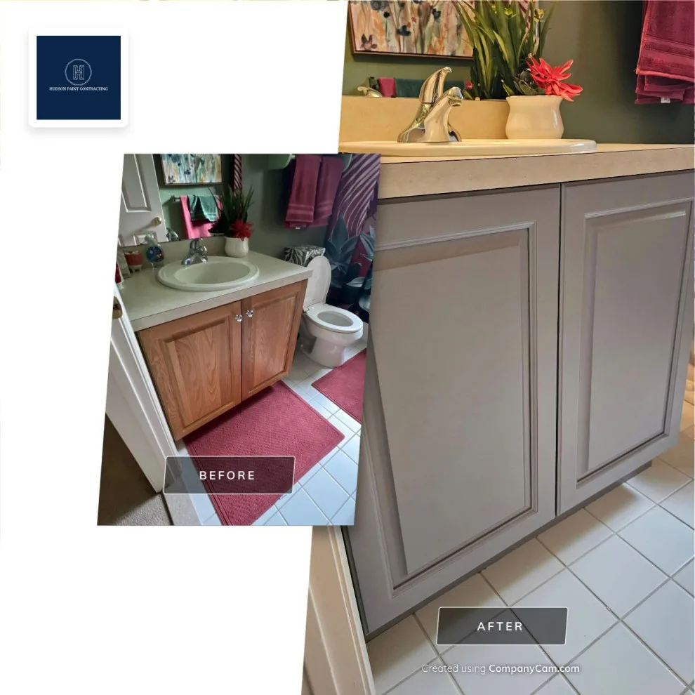 Revamped Bathroom Cabinets | Fairfield by Hudson Paint Contracting & Refinishing By Hudson - Photo 4