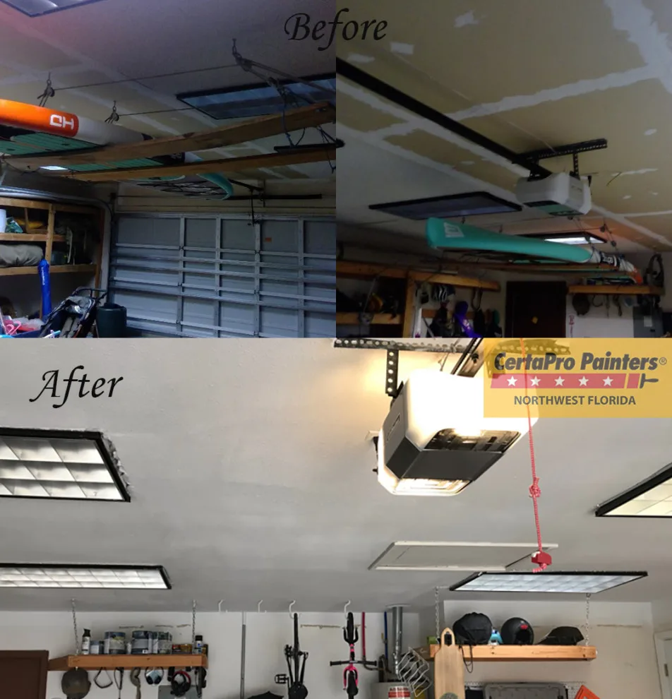 Transforming Popcorn Ceilings: A Before and After Project by CertaPro Painters Of Northwest Florida - Photo 5