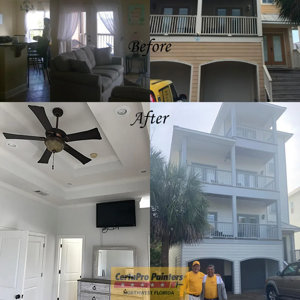 Residential Exterior Transformation by CertaPro Painters Of Northwest Florida - Photo 3