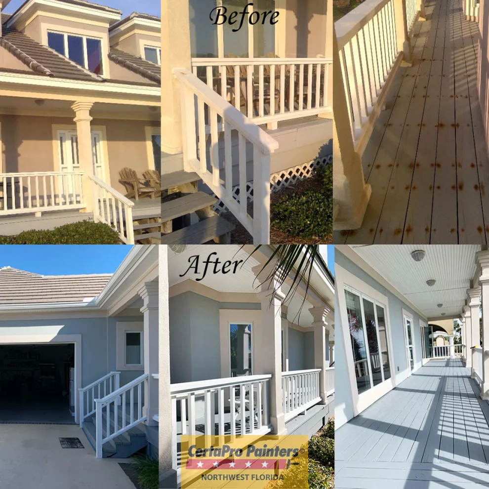 Residential Exterior Transformation by CertaPro Painters Of Northwest Florida - Photo 8