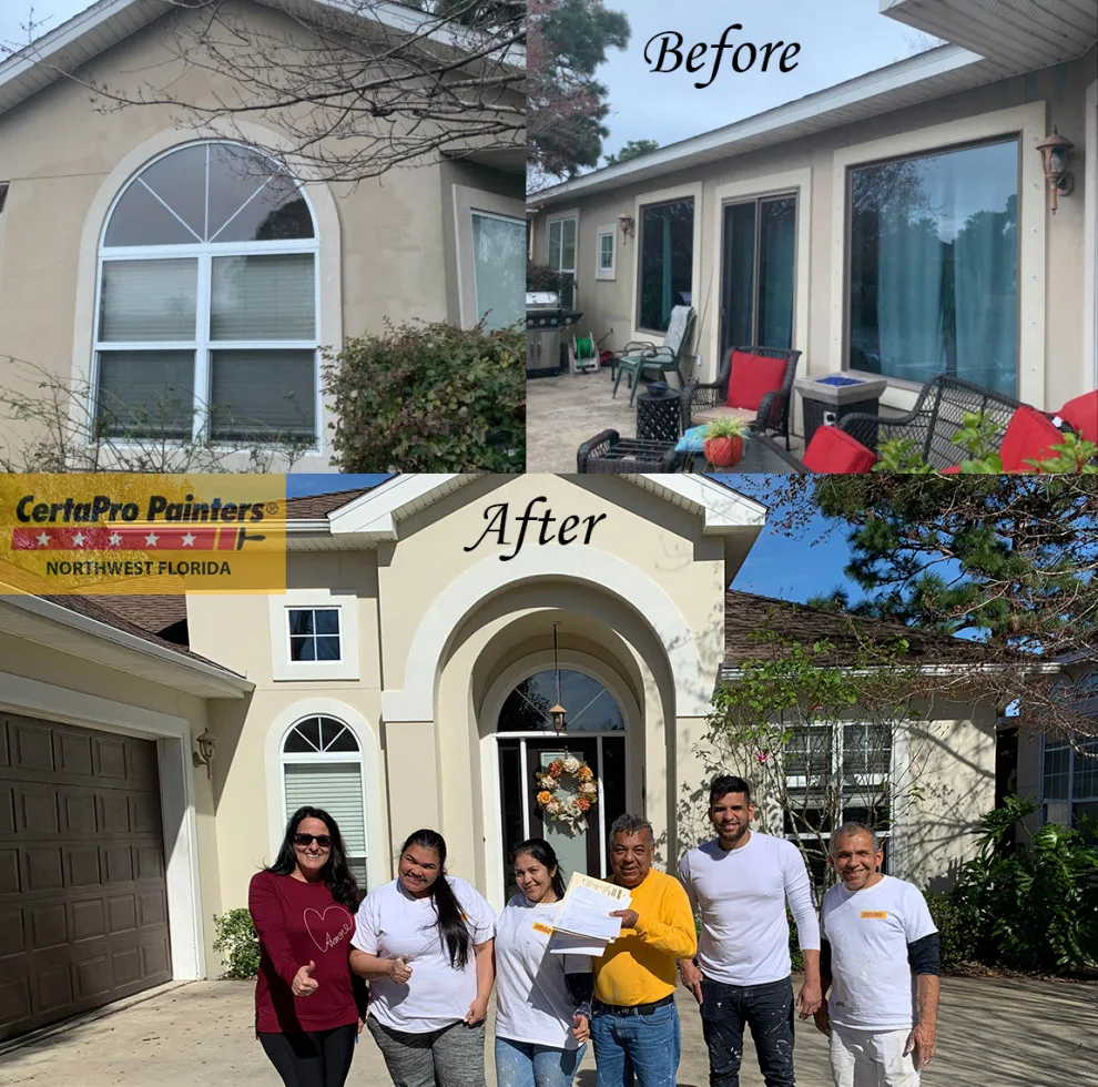 Residential Exterior Transformation by CertaPro Painters Of Northwest Florida - Photo 13