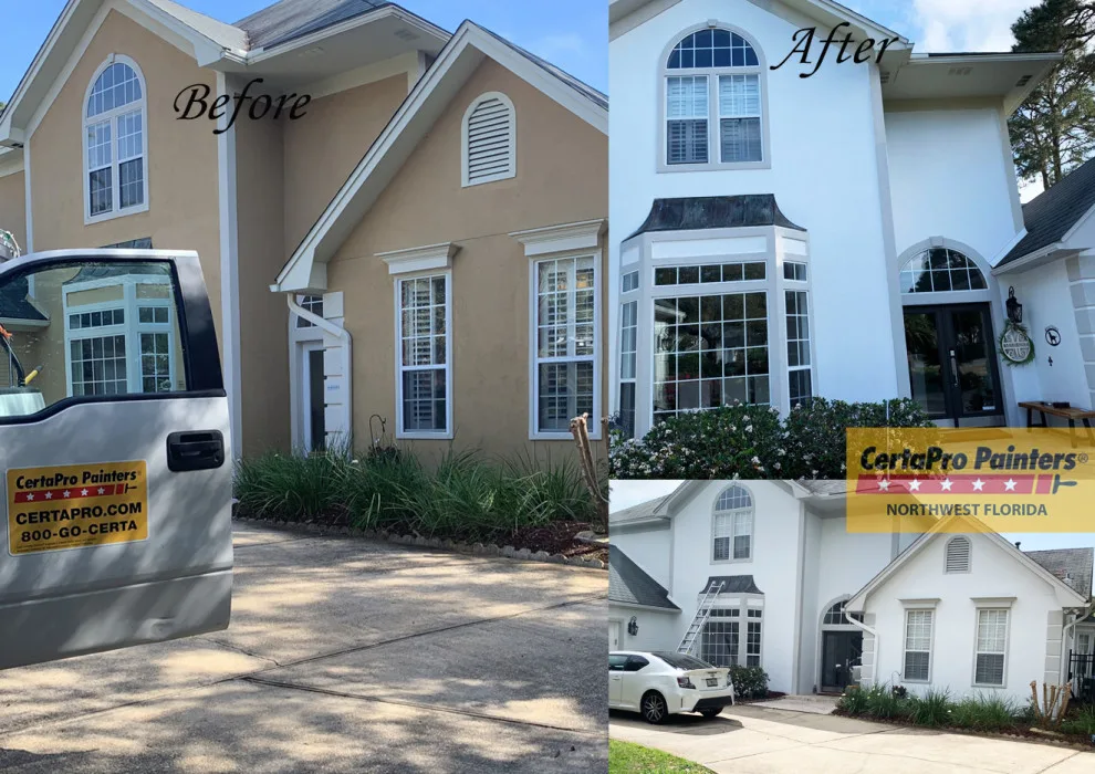 Residential Exterior Transformation by CertaPro Painters Of Northwest Florida - Photo 9
